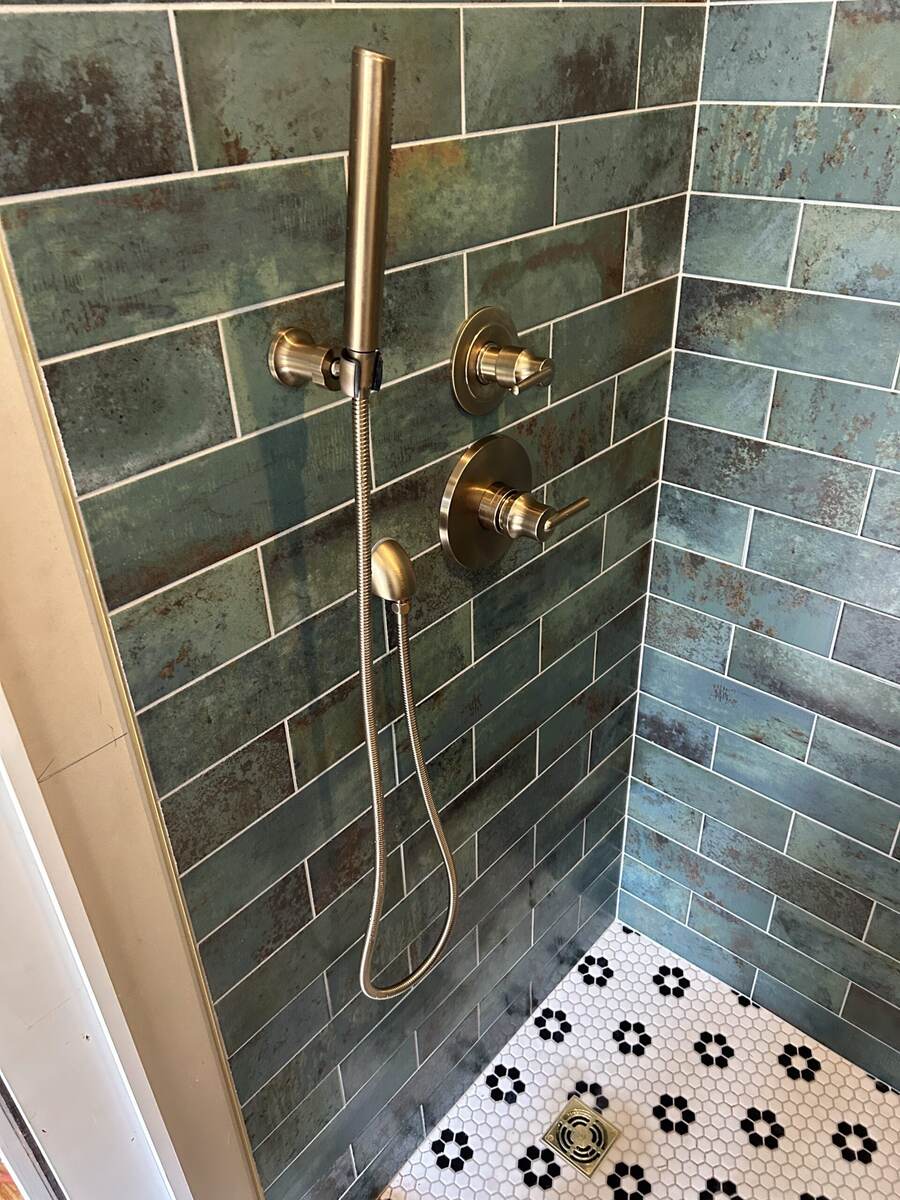 Custom tile shower plumbing and fixture installation in Maryville, TN